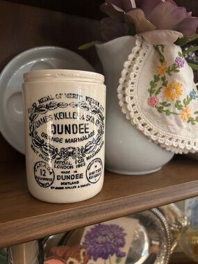 Rare “Made in Scotland” stamped Dundee Marmalade Jar